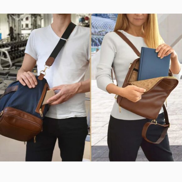 DriiBE HOLIDAY 4-in-1 Convertible Crossbody Duffle Bag Backpack Like NEW - Picture 4 of 5